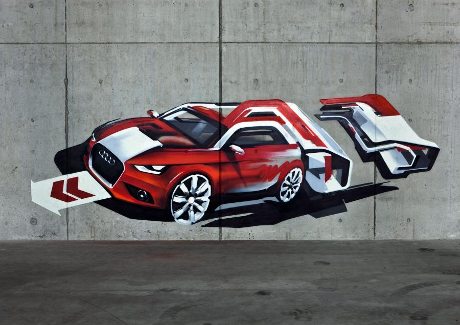  Audi A1 StreetArt 2010 года  (фото 3 из 3)